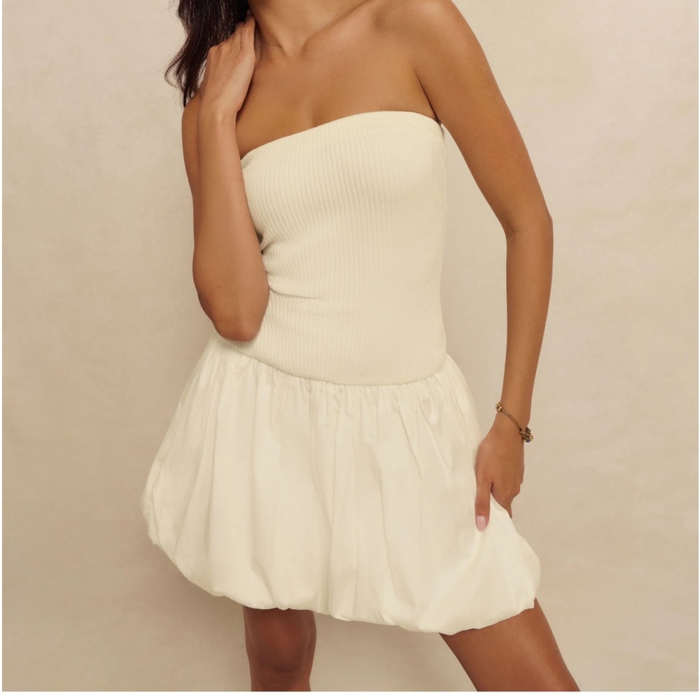 Reformation Margot Cotton Mini Dress